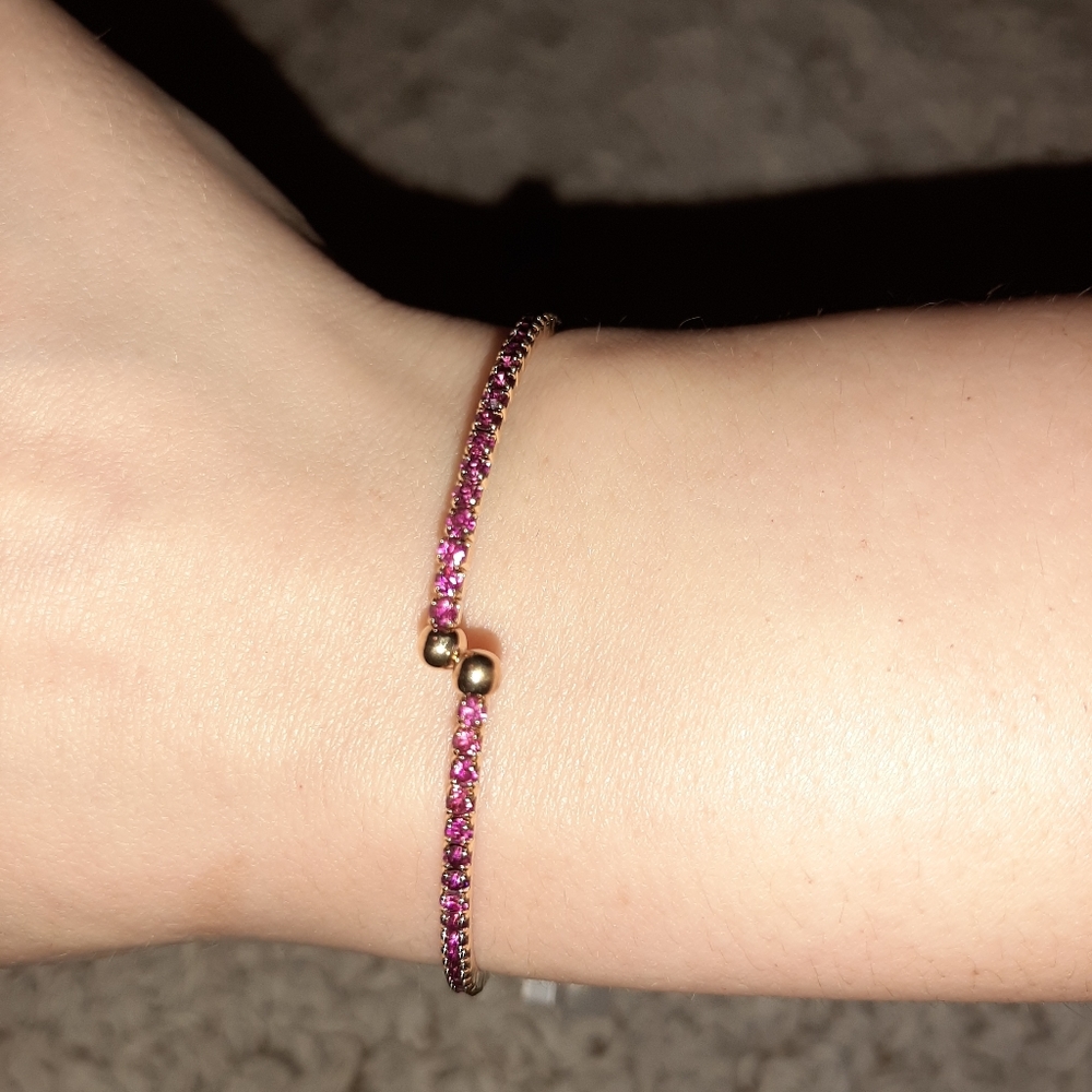 14k Rose Gold Plated Bracelet